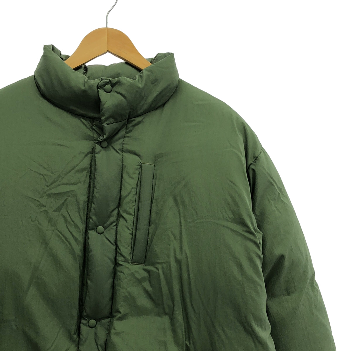 POLYPLOID / Polyploid | STAND COLLAR PUFFER / Over Down Coat | 3 | khaki | Men's