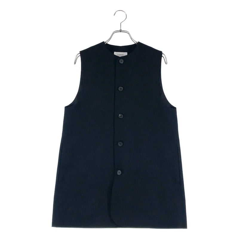 LOEFF / ロエフ | ギャバジン ベスト |