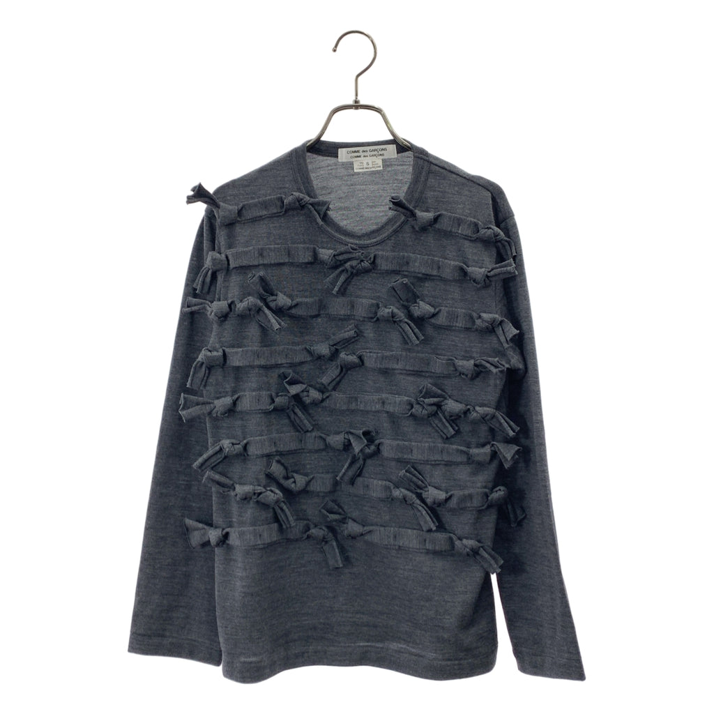 COMME des GARCONS | 2025 秋冬系列 | 羊毛緞帶高針針織衫 | S 碼 | 女款