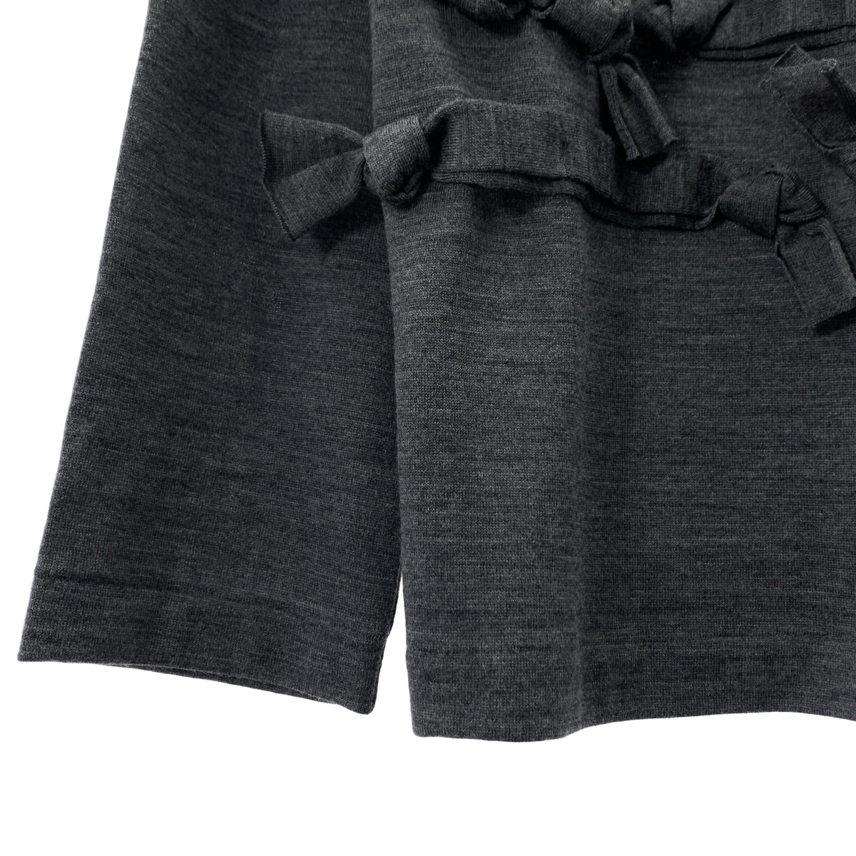 COMME des GARCONS COMME des GARCONS / 콤콤 | 2025AW | 울 리본 하이 게이지 니트 | S |