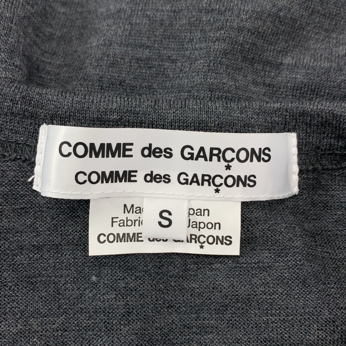 COMME des GARCONS COMME des GARCONS / 콤콤 | 2025AW | 울 리본 하이 게이지 니트 | S |