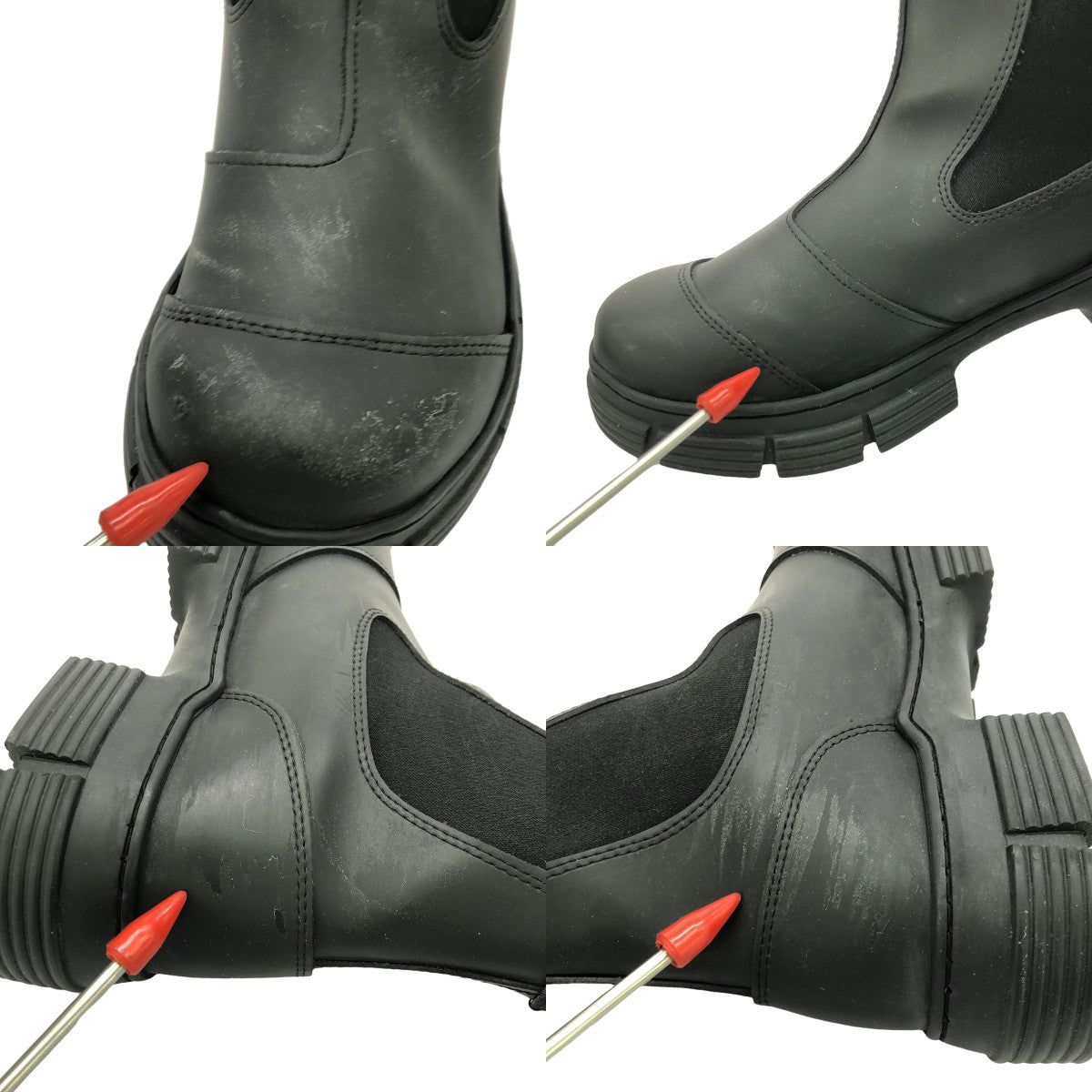 Ganni / ガニー | Recycled Rubber City Boots ブーツ | 37 | ブラック | レディース