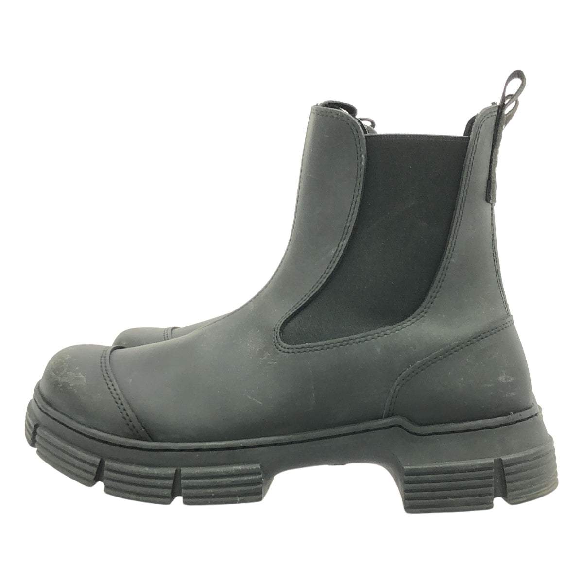 甘尼 / 甘尼 |再生橡膠城市靴 |靴子 | 37 |黑色 |女性的