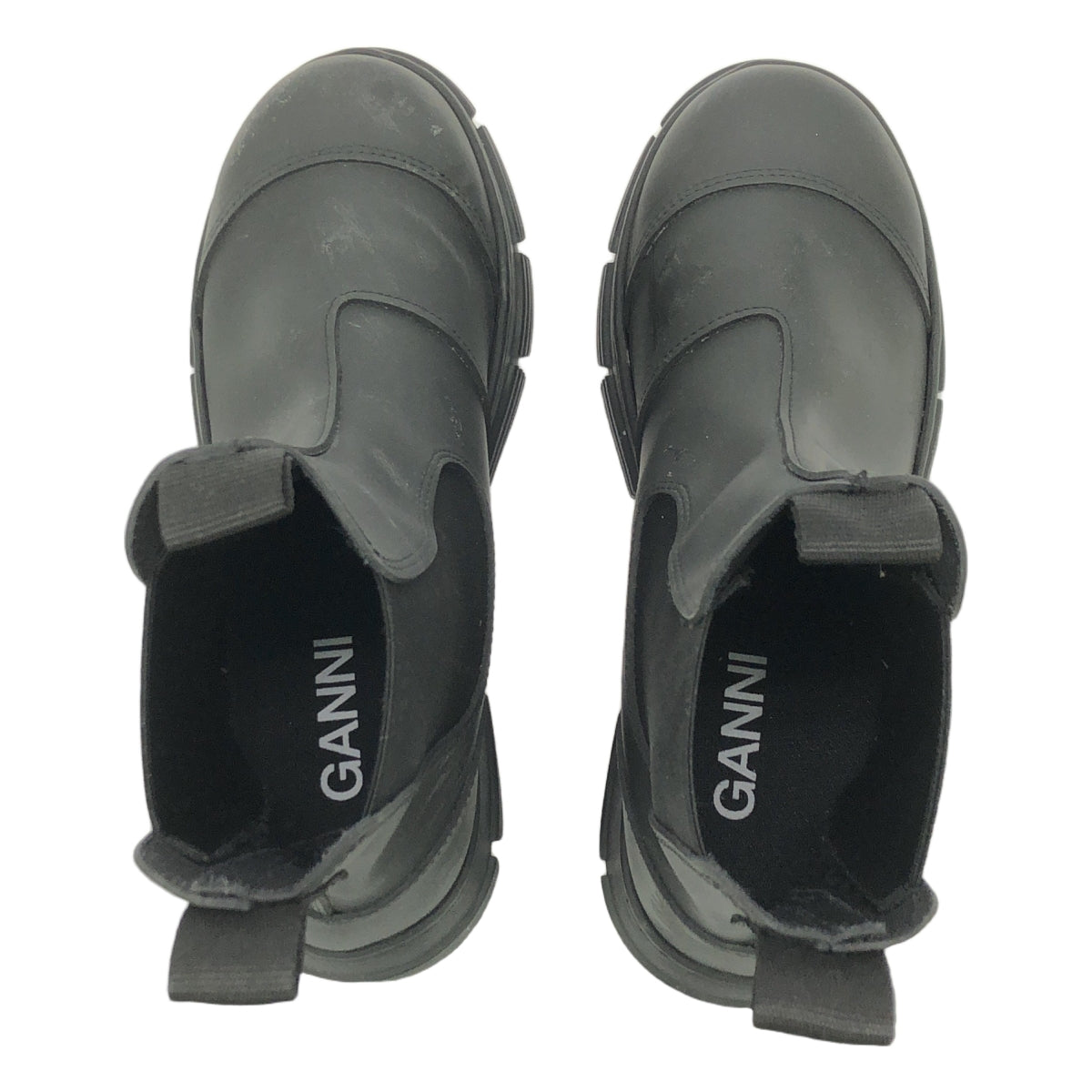 Ganni / ガニー | Recycled Rubber City Boots ブーツ | 37 | ブラック | レディース