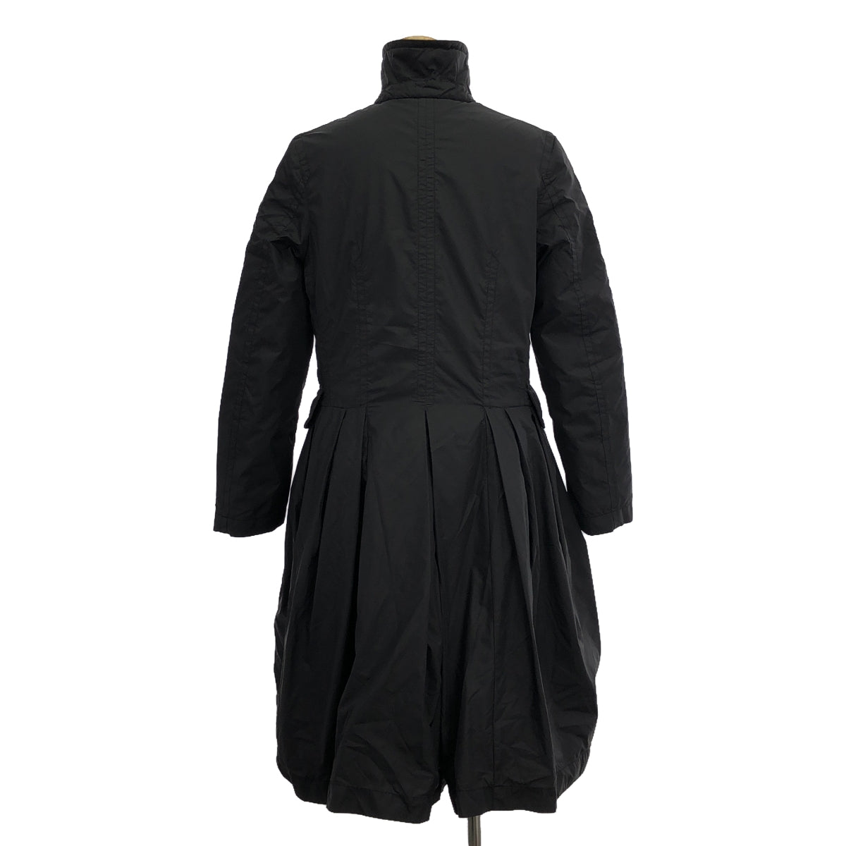 COMME des GARCONS COMME des GARCONS / 콤콤 | 안솜 라운드 칼라 더블 롱 오버 코트 | XS | 블랙 | 여성