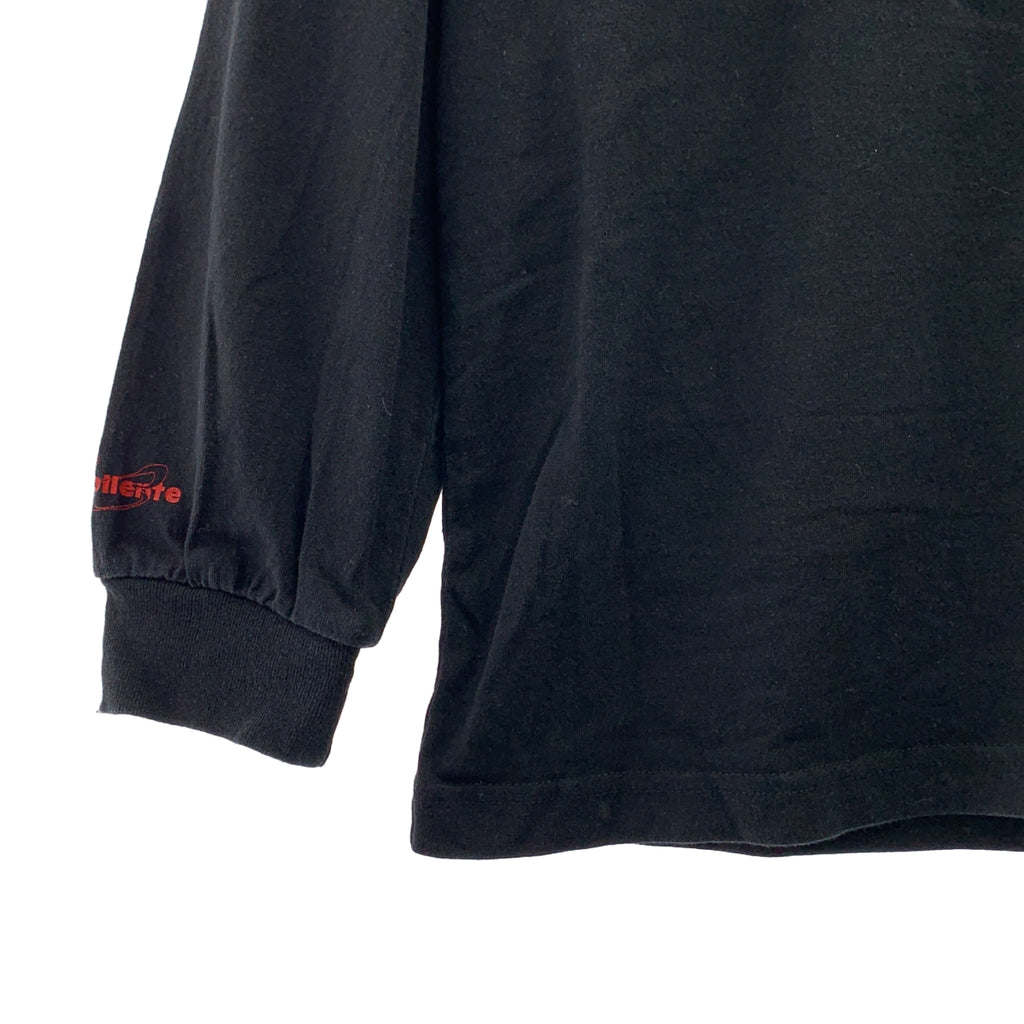 Carne Bollente / カルネボレンテ | コットン エンブロイダリー ロングスリーブ カットソー | S | ブラック | メンズ