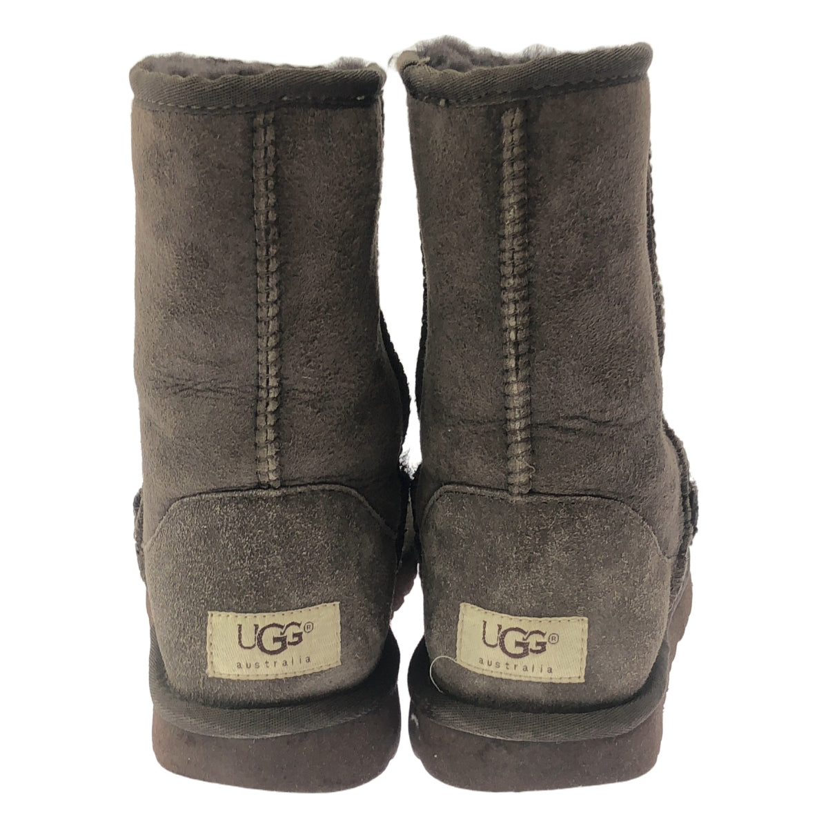 UGG / 아그 | CLASSIC SHORT METALLIC / 무톤 부츠 | W6 | 다크 브라운 | 여성