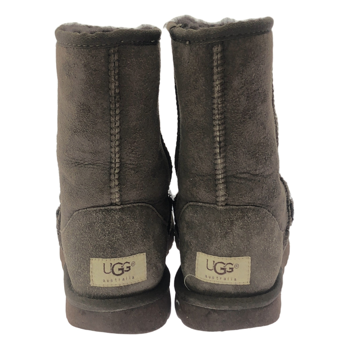 UGG / 아그 | CLASSIC SHORT METALLIC / 무톤 부츠 | W6 | 다크 브라운 | 여성