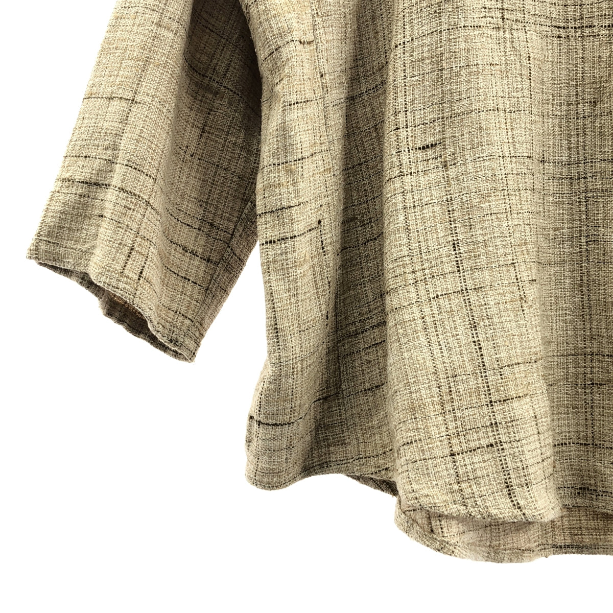 semoh / セモー | ワイド シルク 長袖 シャツ | 2 | NATURAL / ナチュラル | メンズ
