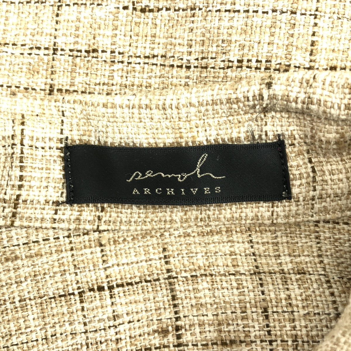 semoh / セモー | ワイド シルク 長袖 シャツ | 2 | NATURAL / ナチュラル | メンズ