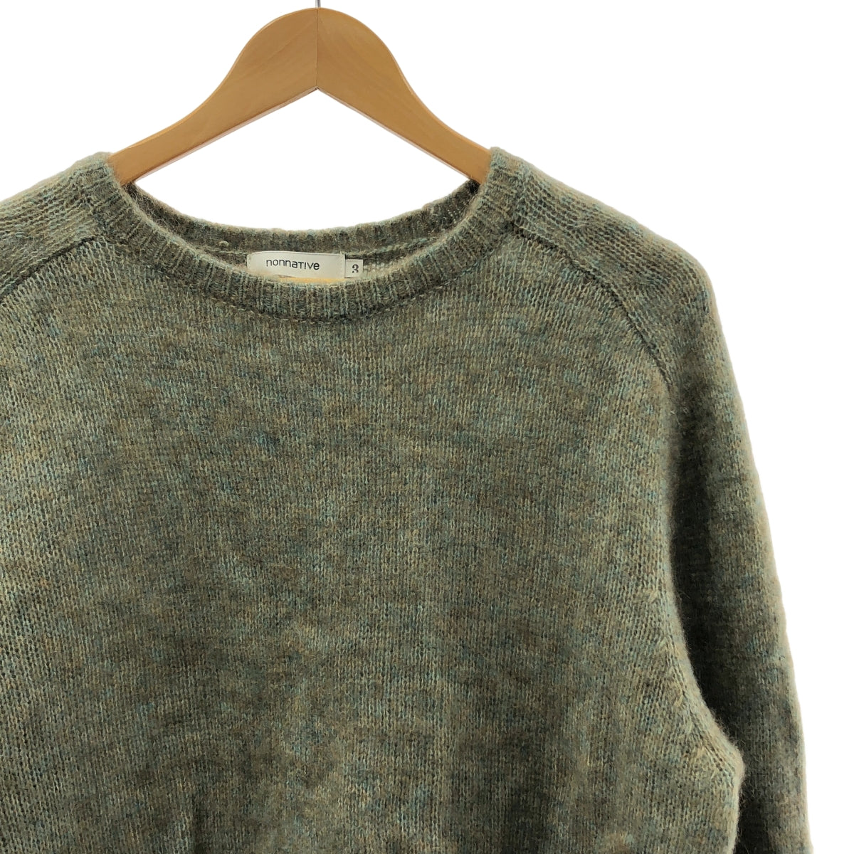 nonnative / ノンネイティブ | 2024AW | WORKER SWEATER KID MOHAIR/W/N/P YARN キッドモヘア ワーカー ニット セーター | 3 | メンズ