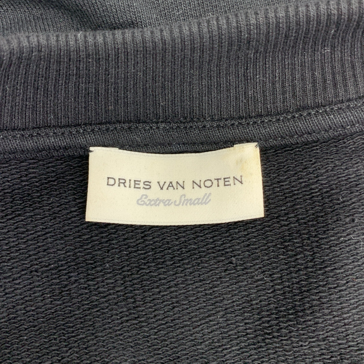 DRIES VAN NOTEN / ドリスヴァンノッテン | スパンコール オーバーサイズ ハーフスリーブ スウェット | XS | レディース