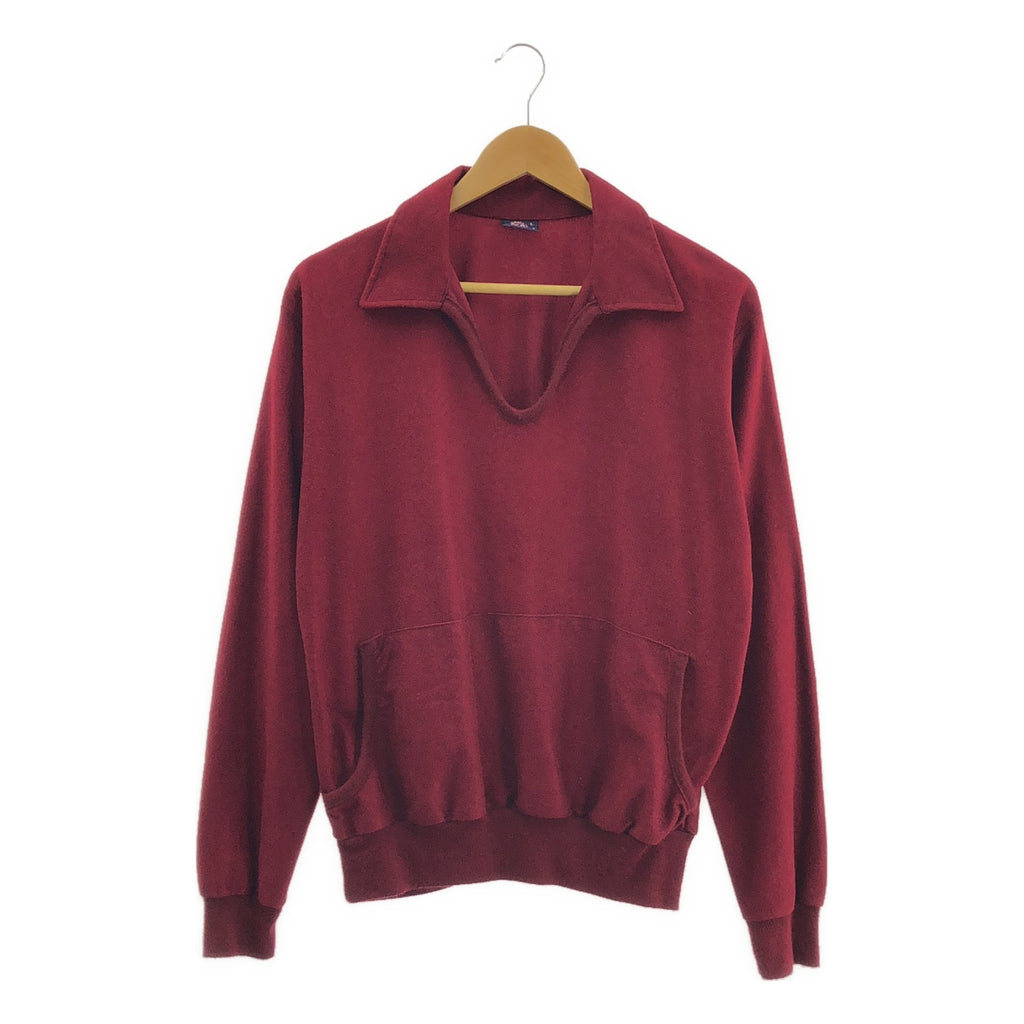 VINTAGE / 빈티지 헌 옷 | 1970s | PLUMAGE / 벨루어 스키퍼 캥거루 포켓 컷소우 | L |