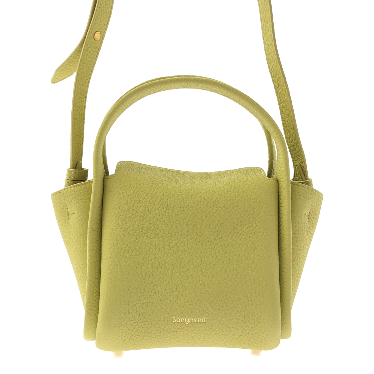 【미품】 Songmont / 송몬트 | Mini Song 미니 송 / 가죽 2way 숄더백 | 옐로우 | 여성