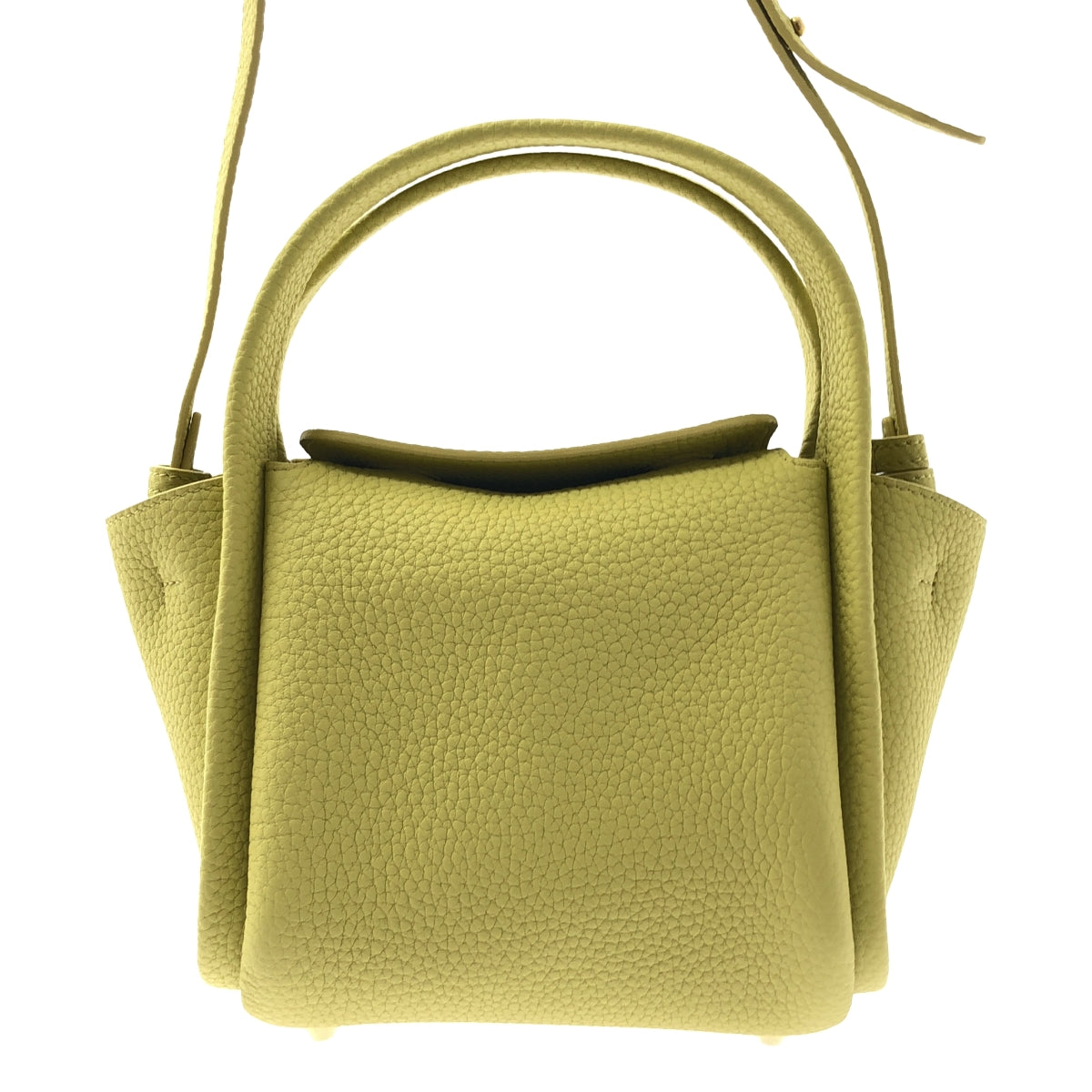 【미품】 Songmont / 송몬트 | Mini Song 미니 송 / 가죽 2way 숄더백 | 옐로우 | 여성