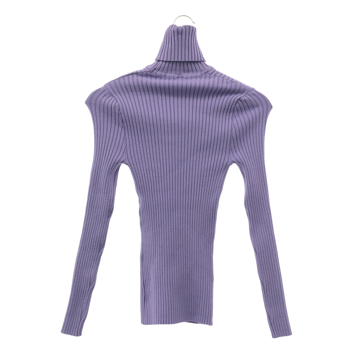 GIU GIU / 지우지우 | 리브 터틀넥 니트 | M | 보라색 | 여성
