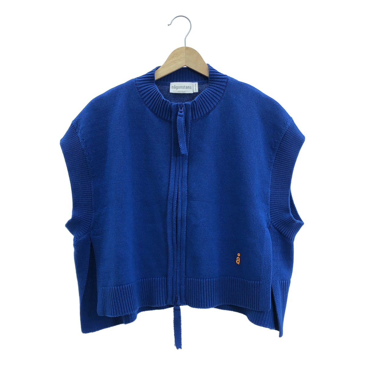 nagonstans / 나곤 스탠스 | zip cropped vest 크롭 니트 베스트 | M |