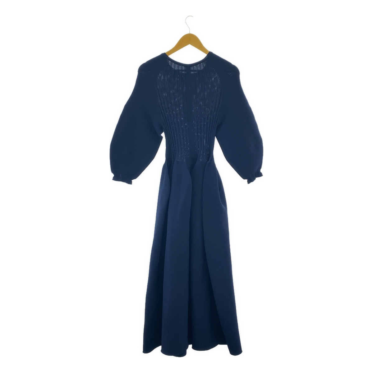 【新品】  CFCL / シーエフシーエル | POTTERY LONG PUFF SLEEVE DRESS ポッテリー ロングドレス ワンピース | 3 | NAVY | レディース