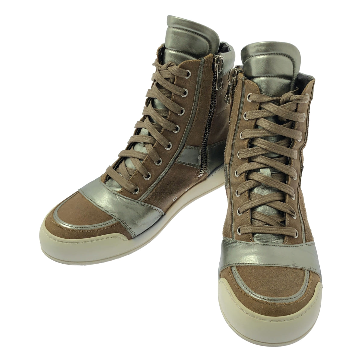 BALMAIN / 발만 | 스웨이드 하이 컷 운동화 | 42 |