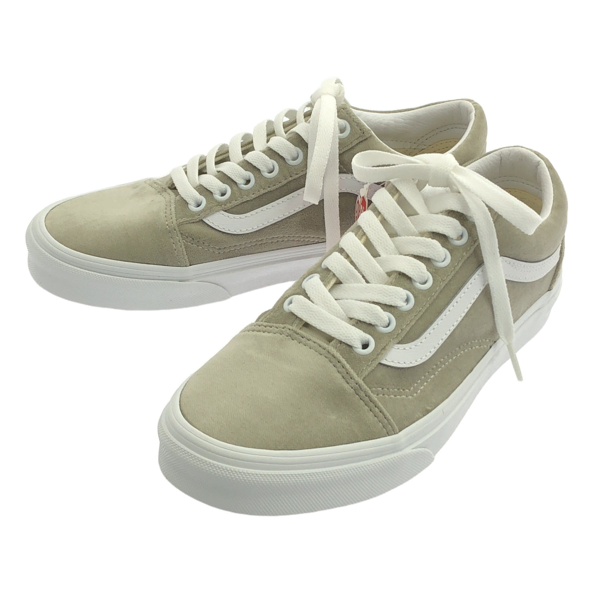[新品] VANS | OLD SKOOL 低筒運動鞋 | 6小時 |灰色/白色 |女性的
