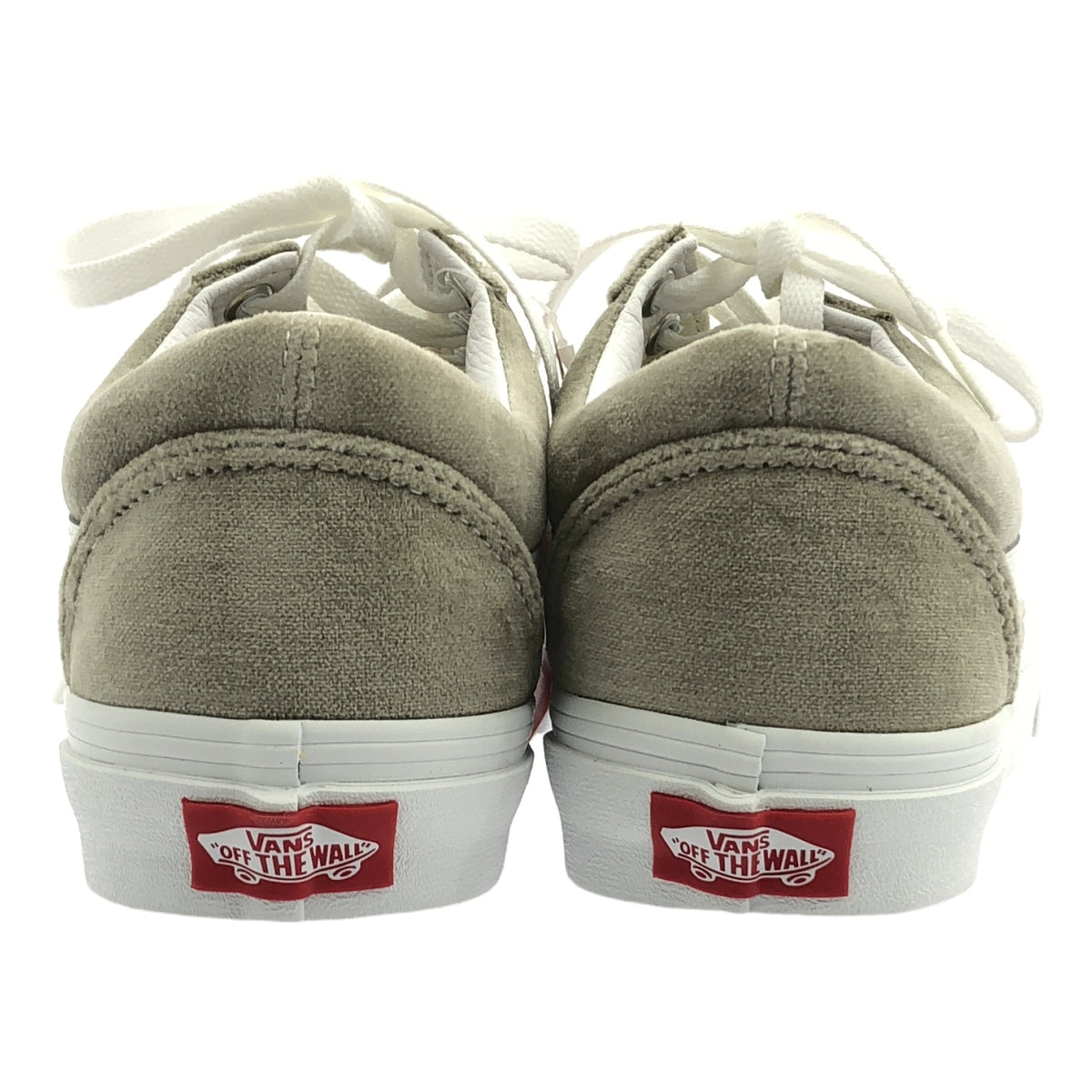 [新品] VANS | OLD SKOOL 低筒運動鞋 | 6小時 |灰色/白色 |女性的