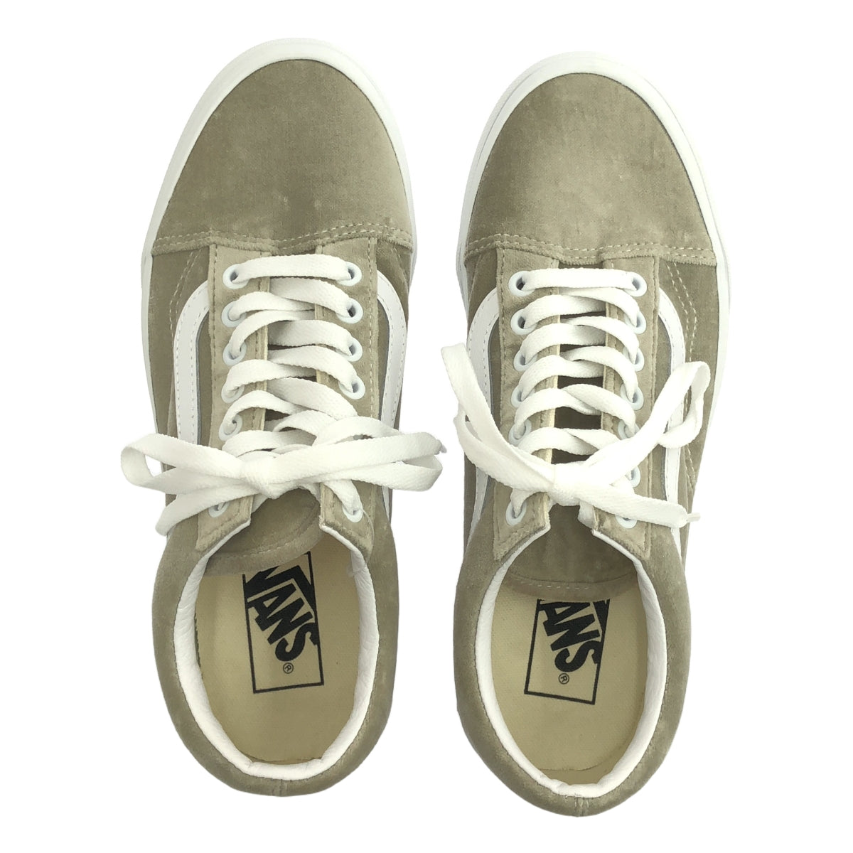 [新品] VANS | OLD SKOOL 低筒運動鞋 | 6小時 |灰色/白色 |女性的