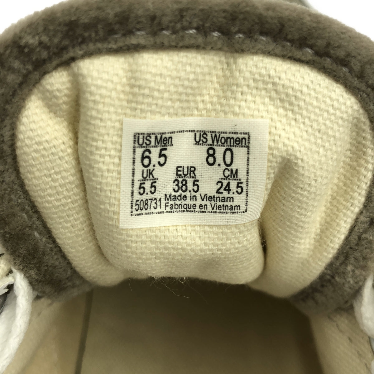 [新品] VANS | OLD SKOOL 低筒運動鞋 | 6小時 |灰色/白色 |女性的