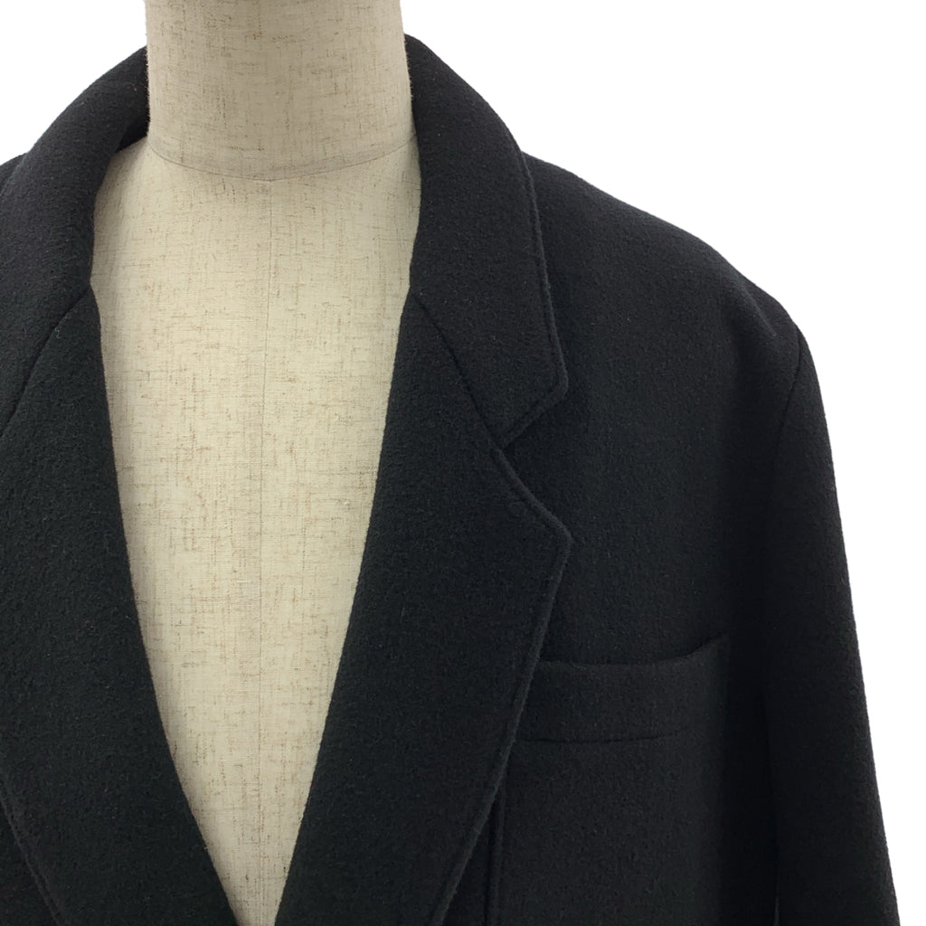 【美品】  SONO / ソノ | JURI JACKET / ウール オーバーシルエット シングルブレスト ジャケット / 総裏地 | L | black | メンズ