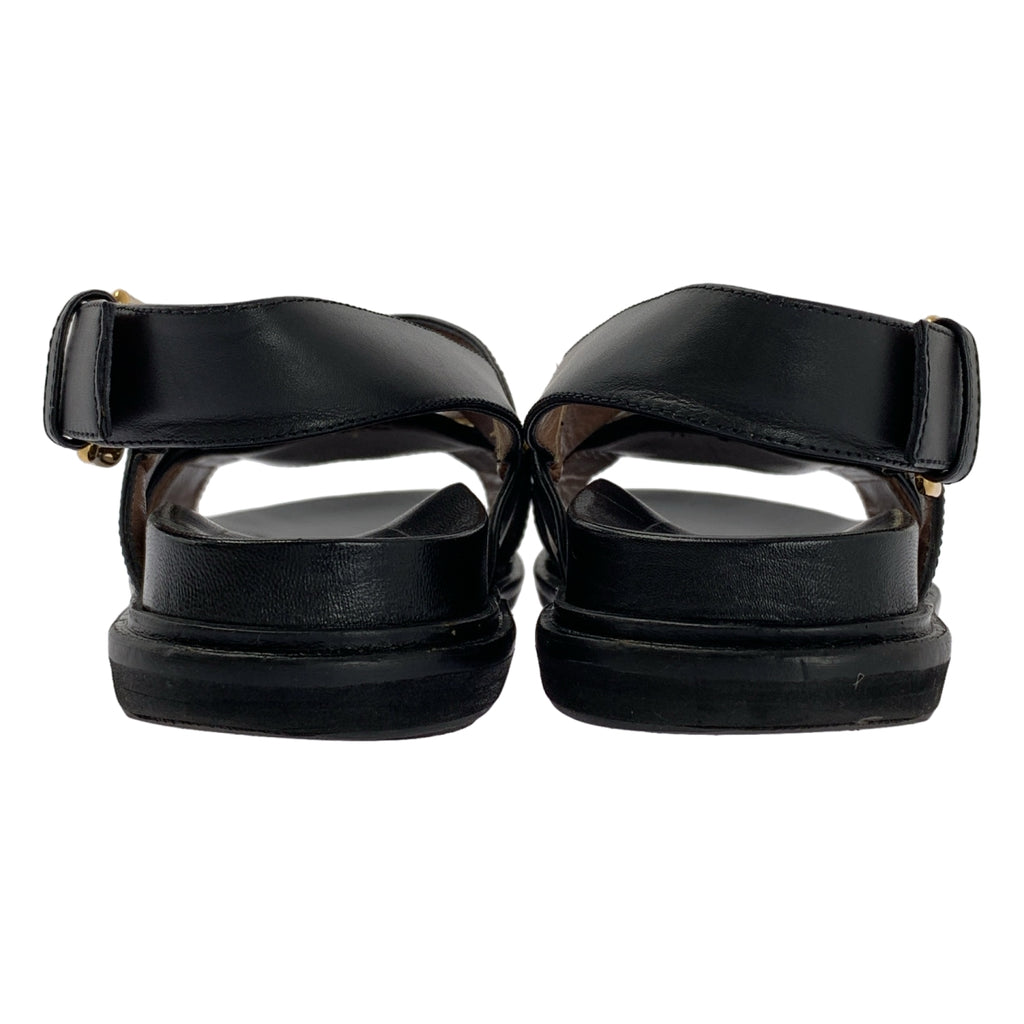 MARNI / 마르니 | Fussbett 후스벳 / 가죽 크로스 벨트 샌들 |