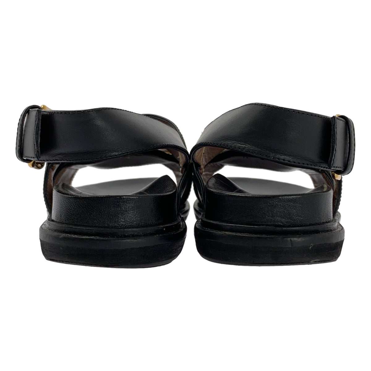 MARNI / 마르니 | Fussbett 후스벳 / 가죽 크로스 벨트 샌들 |