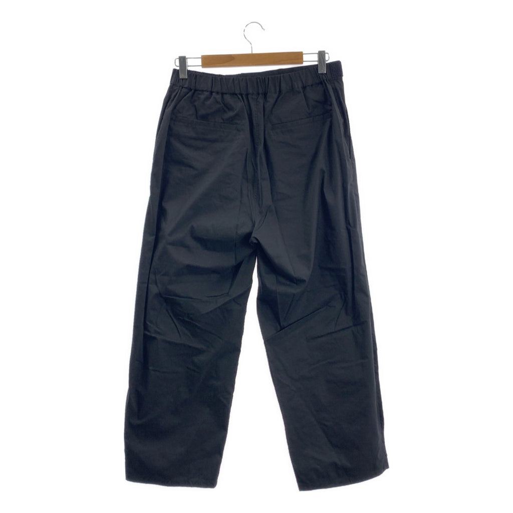 【新品】  Graphpaper / グラフペーパー | 2025SS | Solotex Twill Wide Tapered Chef Pants ソロテックス ツイル ワイド テーパード シェフパンツ | 1 | ブラック | メンズ