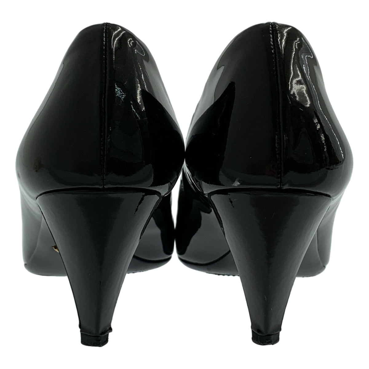 PRADA / プラダ | パテントレザー リボン ヒールパンプス | 36 1/2 | レディース