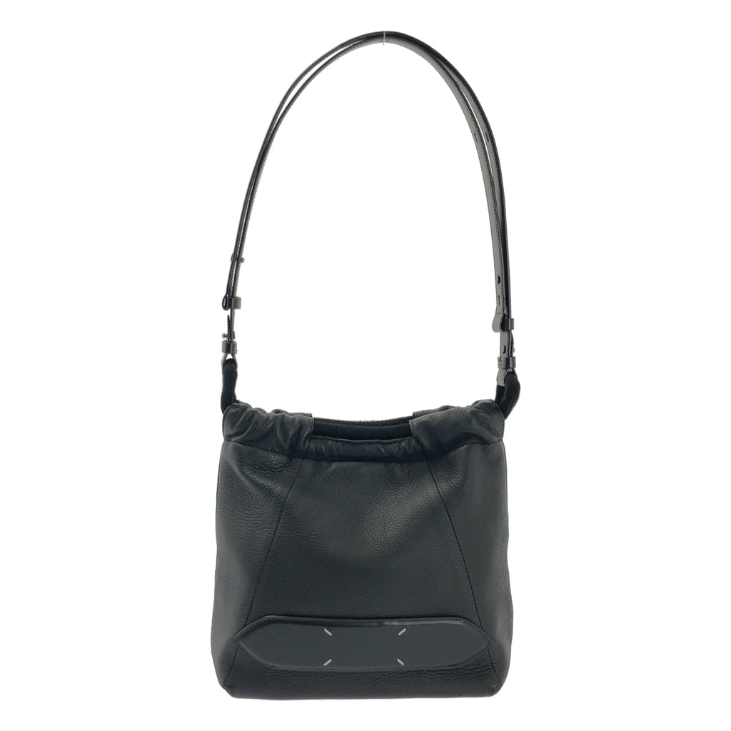 Maison Margiela / 메종 마르젤라 | SOFT 5AC DRAWSTRING BAG SMALL 드로스트링 숄더백 | 블랙 |