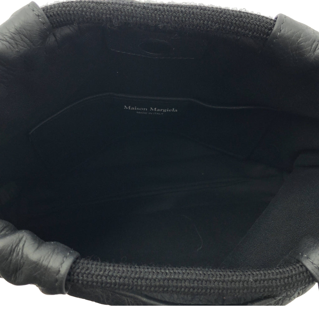 Maison Margiela / 메종 마르젤라 | SOFT 5AC DRAWSTRING BAG SMALL 드로스트링 숄더백 | 블랙 |
