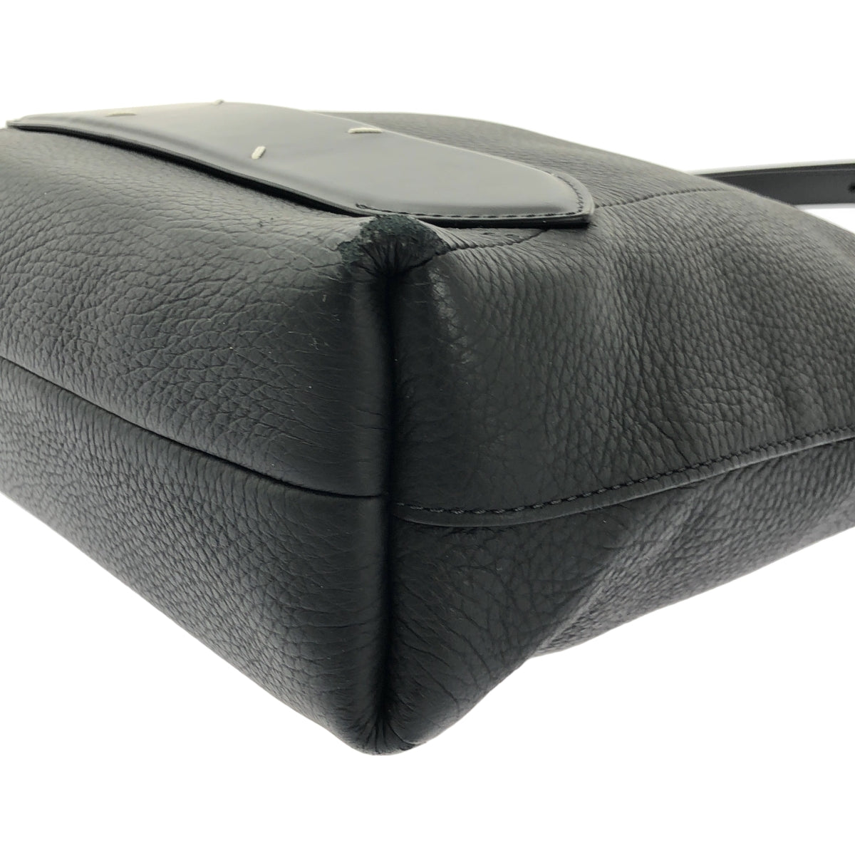 Maison Margiela / メゾンマルジェラ | SOFT 5AC DRAWSTRING BAG SMALL  ドローストリング ショルダーバッグ | ブラック | レディース