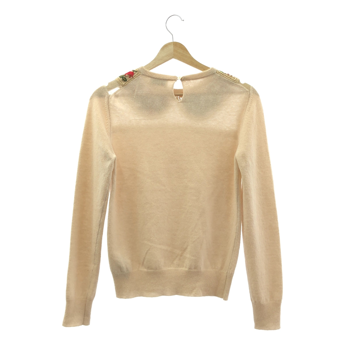 RED VALENTINO | 花卉刺繡蕾絲羊毛針織衫 | S碼 | 女款