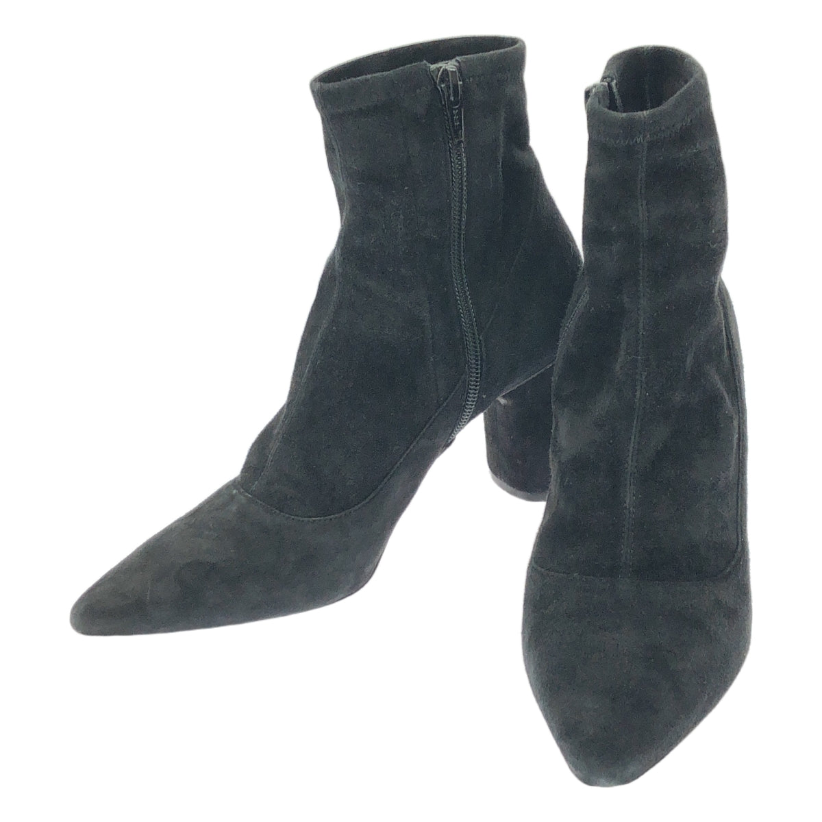 PELLICO / 펠리코 | 스웨이드 가죽 짧은 부츠 | 36 1/2 | 블랙 | 여성