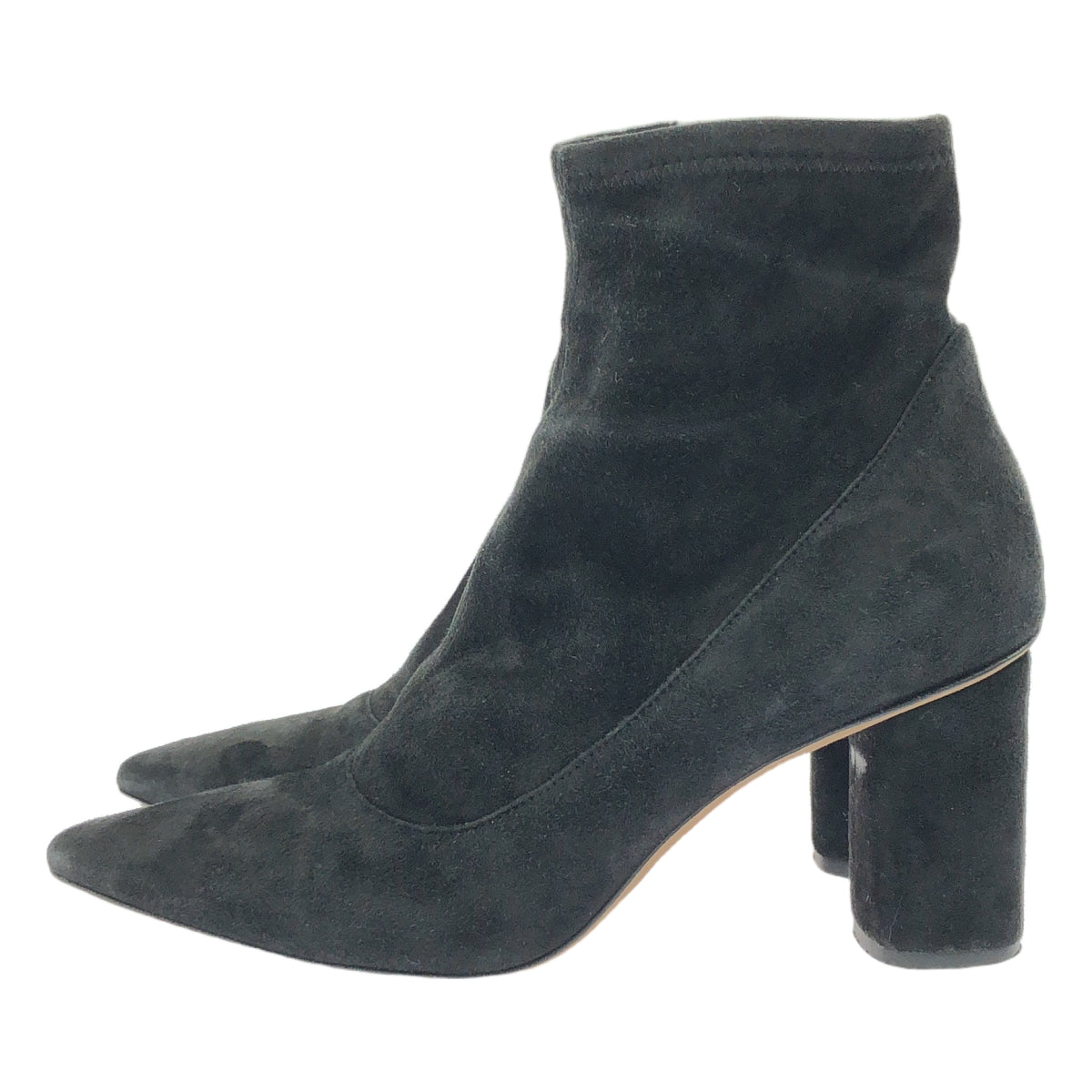 PELLICO / 펠리코 | 스웨이드 가죽 짧은 부츠 | 36 1/2 | 블랙 | 여성