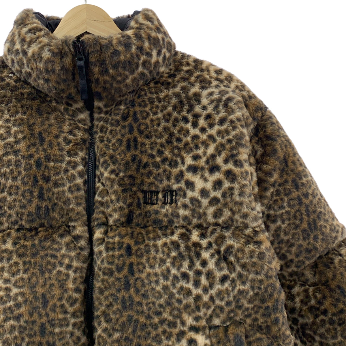 WACKO MARIA / ワコマリア | 2024AW | × NANGA ナンガコラボ LEOPARD FUR DOWN JACKET レオパード柄 ファー ダウンジャケット | S | メンズ