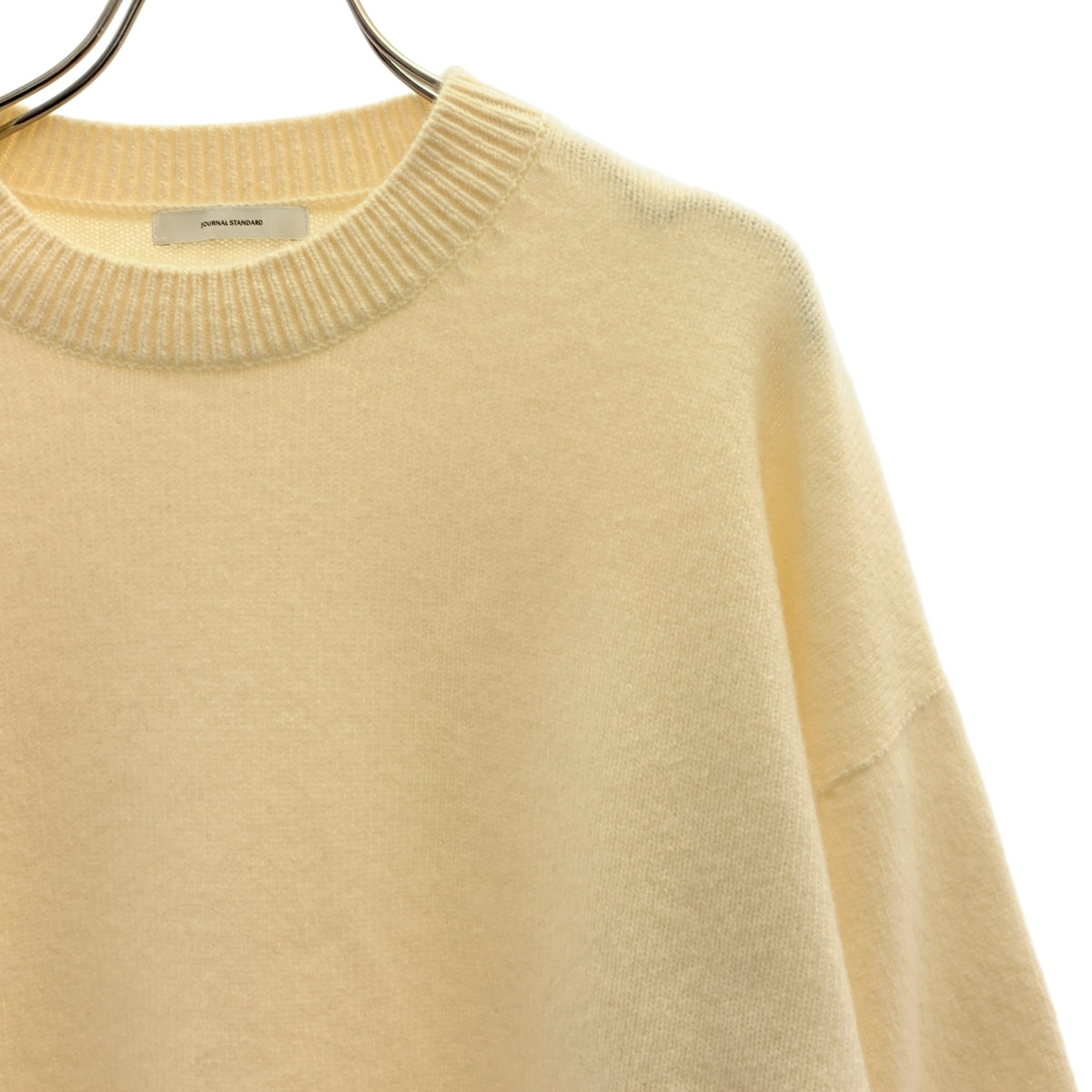 JOURNAL STANDARD / ジャーナルスタンダード | 2022AW | ウールカシミヤホールガーメントクループルオーバー ニット | F | アイボリー | レディース