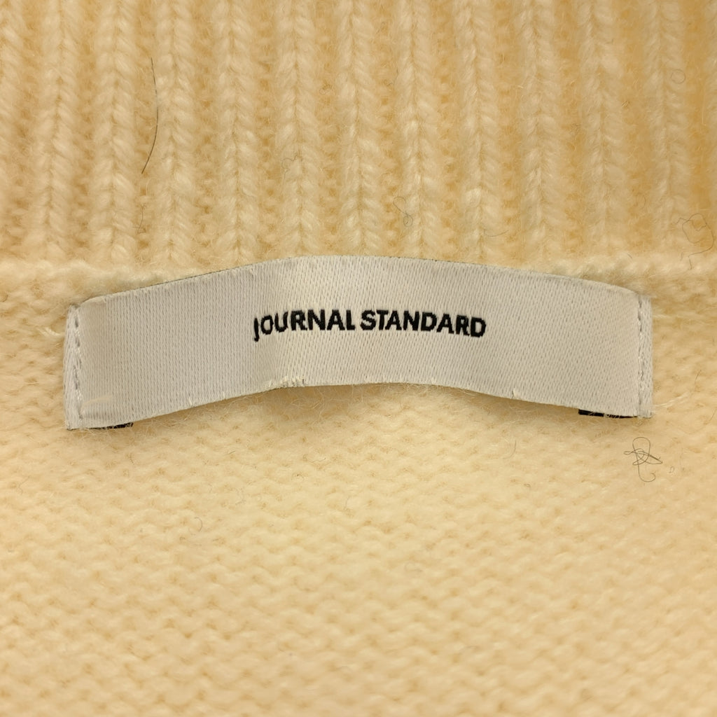 JOURNAL STANDARD / ジャーナルスタンダード | 2022AW | ウールカシミヤホールガーメントクループルオーバー ニット | F | アイボリー | レディース