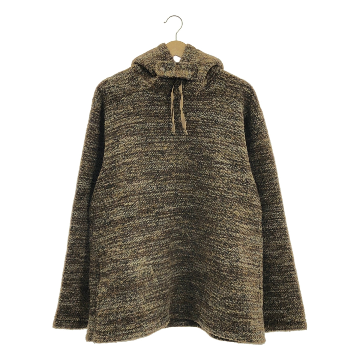 Engineered Garments / エンジニアドガーメンツ | 2023AW | Long Sleeve Hoody Melange Knit メランジニット パーカー | S |