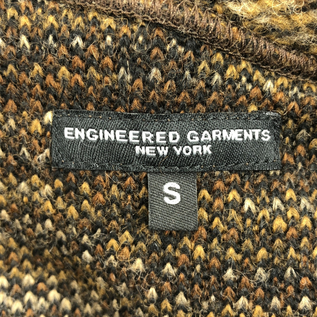Engineered Garments / 엔지니어드 가멘츠 | 2023AW | Long Sleeve Hoody Melange Knit 멜란지 니트 파커 | S | 남성