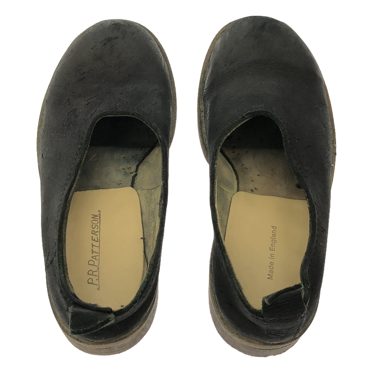 P.R.PATTERSON / P.R.パターソン | SLIP SHOES / レザー スリッポン シューズ / 革靴 | 4 | レディース