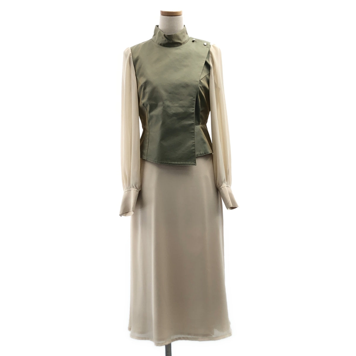 foufou / 후후 | 도킹 시어 슬리브 원피스 | 0 | 여성