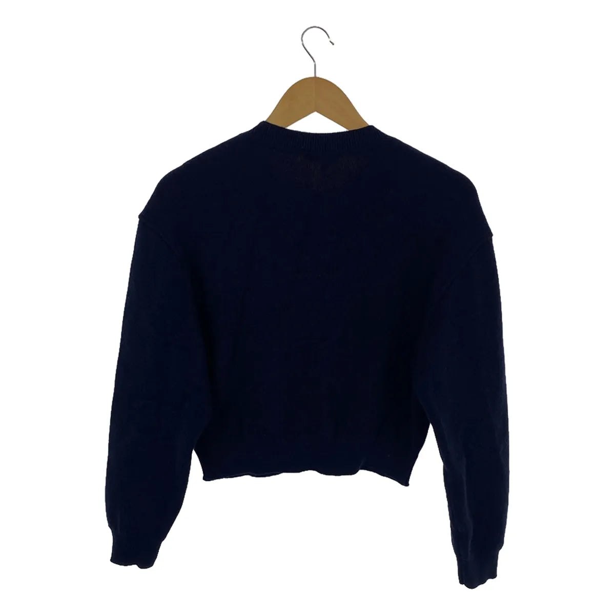 CHANEL / シャネル | P70525K / カシミヤ ココマーク ロゴ クルーネック ニット プルオーバー | 36 | ネイビー | レディース