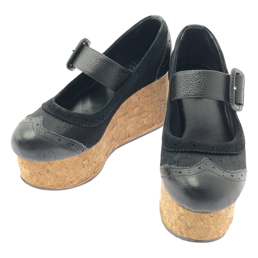 STOF / Stoff | Rockin' Horse 芭蕾舞坡跟鞋 | 36碼 | 黑色 | 女款