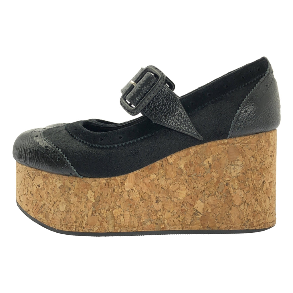 STOF / Stoff | Rockin' Horse 芭蕾舞坡跟鞋 | 36碼 | 黑色 | 女款