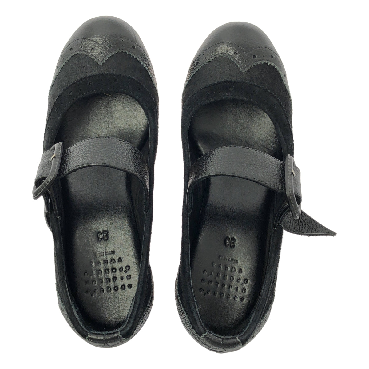 STOF / ストフ | ロッキンホース バレリーナ ウェッジソール シューズ | 36 | ブラック | レディース