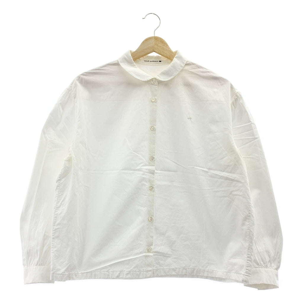 mina perhonen / ミナペルホネン | call コットン ラウンドカラー シャツ | 40 | レディース